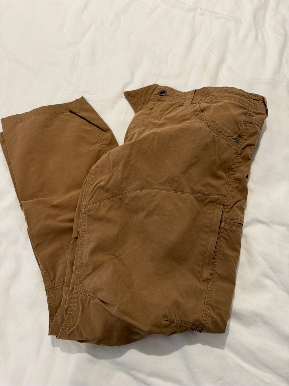 Kuhl Men's Cargo Pants in Caramel Brown SZ 34x32